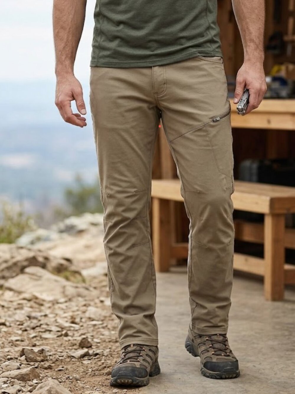 Wrangler Men's 32x32 ATG All Terrain Gear Synthetic Utility Outdoor Cargo Pants